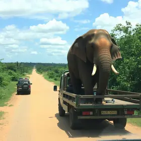 transferência do elefante Sandro