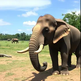 história do elefante Sandro