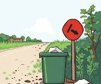 multa por separação de lixo